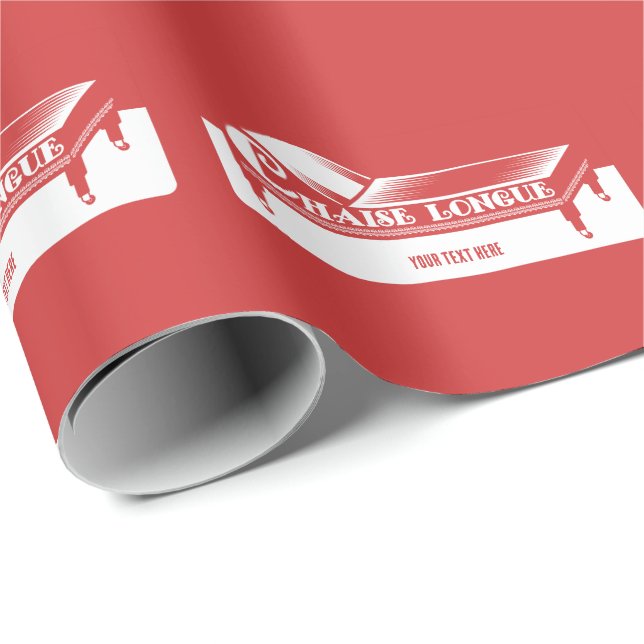 Chaise Longue Presentpapper (Rullad Hörn)