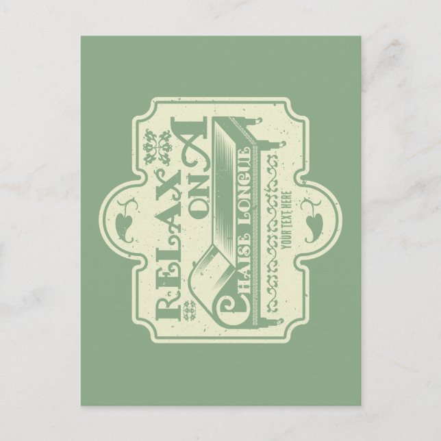 Chaise Longue Vykort (Framsida)