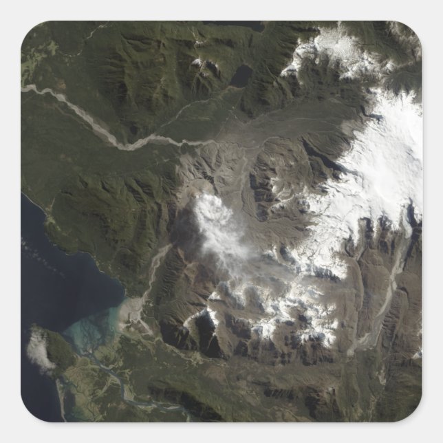 Chait¯Mobile n Volcano Fyrkantigt Klistermärke (Framsida)