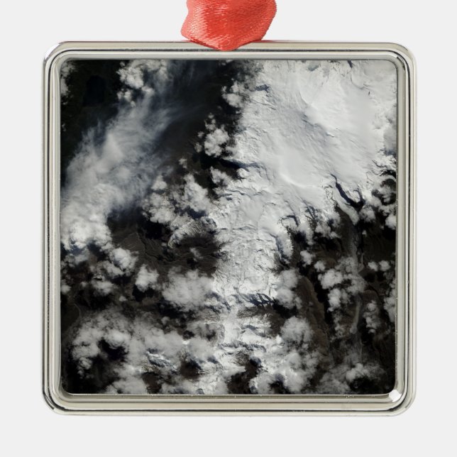 Chaiten Volcano i Chile Julgransprydnad Metall (Framsidan)