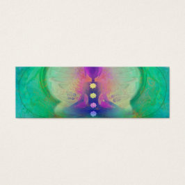 chakra abstrakt art tavla energy chi aura prana litet visitkort