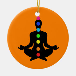 Chakra Art - Yoga Ornaments Julgransprydnad Keramik