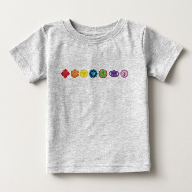 Chakra Baby Football Bodykosti T-shirt (Framsida)