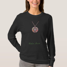 Chakra Blommans Liv Hänge Grafisk T-Shirt