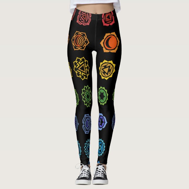 Chakra-byxor Leggings (Framsida)