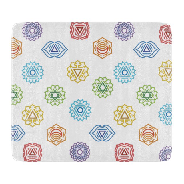 Chakra Energy Glass-skärningspunkt (Framsidan)