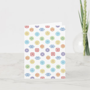 Chakra Energy Greeting Cards Kort