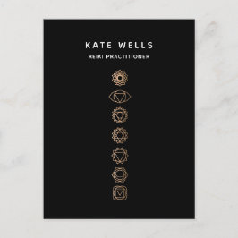 Chakra Energy Healer-vykort Vykort