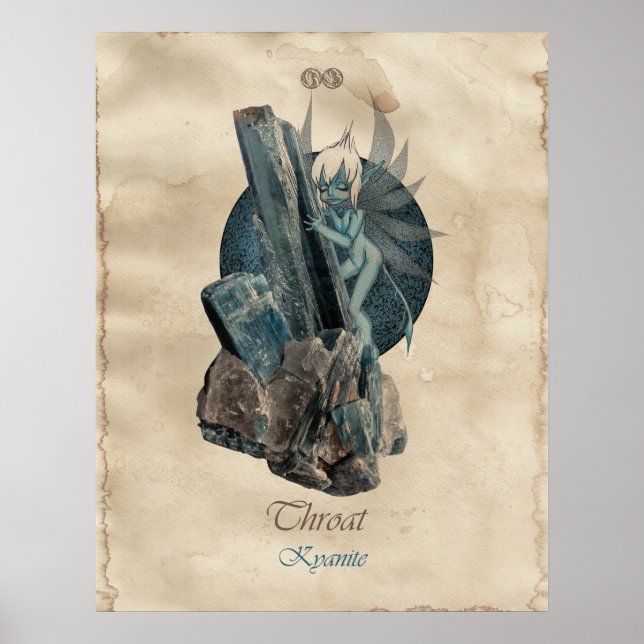 CHAKRA FAE - THROAT POSTER (Framsidan)