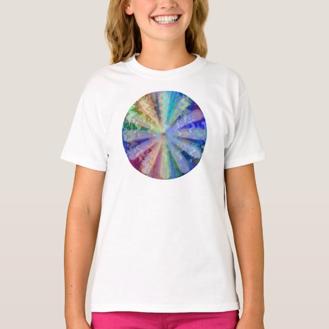 Chakra Flower Solros Sunshine Heart T-shirt (Framsida)