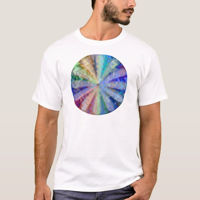 Chakra Flower Solros Sunshine Heart T-shirt (Framsida)