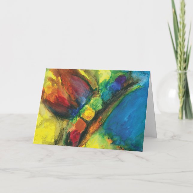 Chakra Flutterbys energigratulationskort Kort (Framsida)