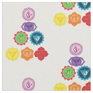 Chakra för energisystem för sju Chakras tyg