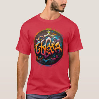 Chakra Graffiti Design T Shirt
