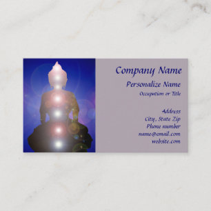 Chakra Healjud Yoga Meditation Zen Buddha Visitkort