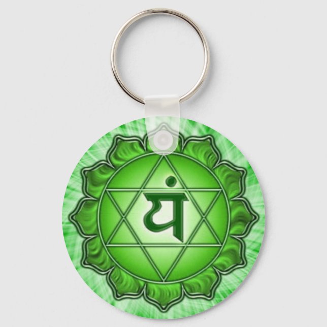 Chakra - Heart - Keychain Nyckelring (Framsida)