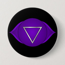 Chakra Indigo Tredje Ögat Zen Yoga Andlig Knapp
