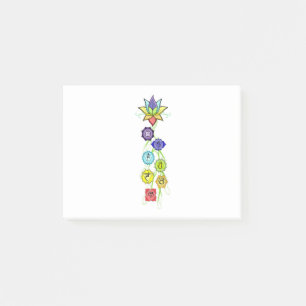 Chakra liv balanserar post-it block