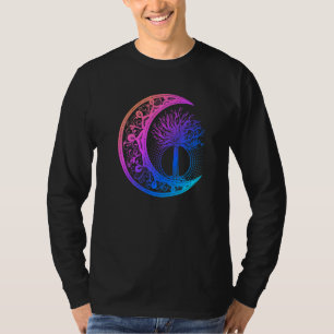Chakra Livets träd Mandala Zen Yoga Om Symbol Bud T Shirt