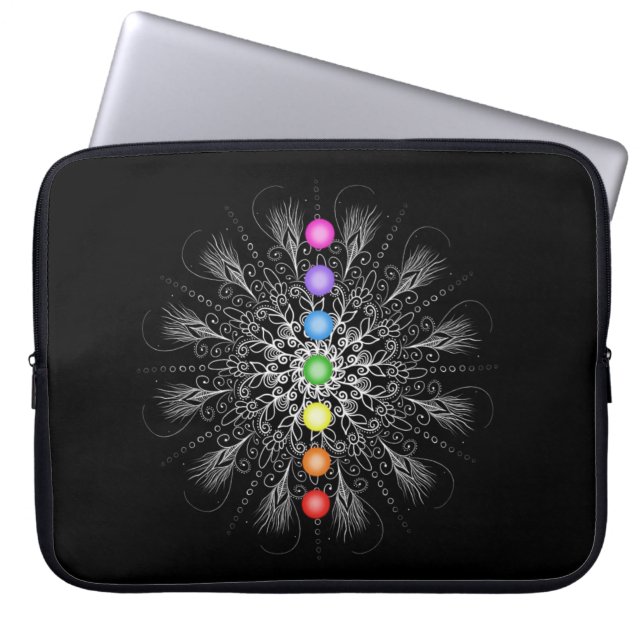 Chakra Mandalalaptop sleeve (Framsidan)