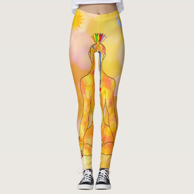 Chakra meditation leggings (Framsida)
