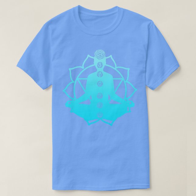 Chakra Meditation Spirituality Yoga Om Zen T Shirt (Design framsida)