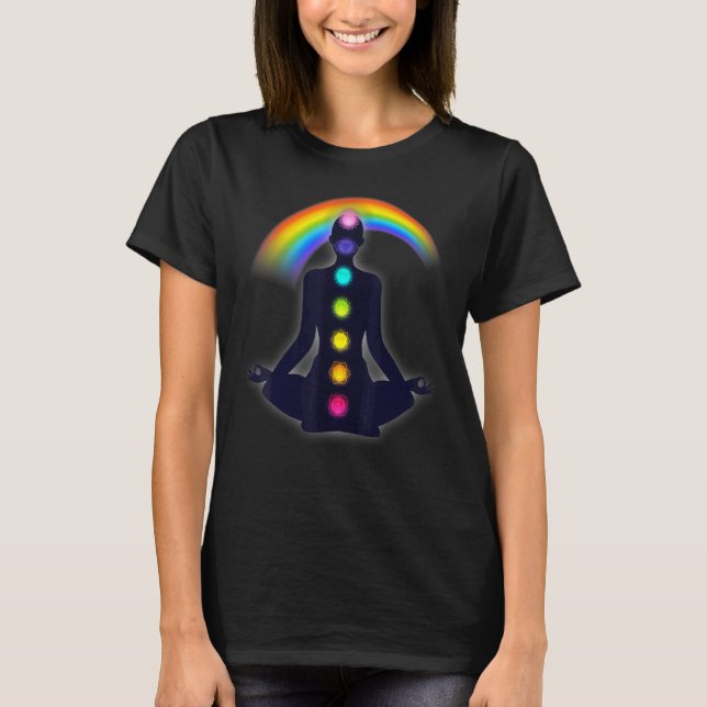 Chakra-meditation Yoga T Shirt (Framsida)