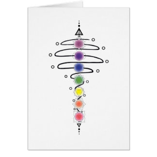 Chakra modulator hälsningskort