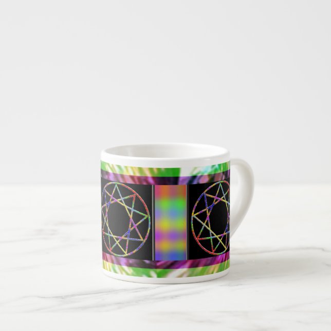Chakra Nonagram Espressomugg (Framsida höger)