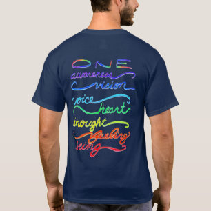 Chakra One Ord Anpassningsbar Art Clothing T-Shirt