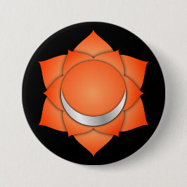 Chakra Orange Sacral Zen Yoga Andlig Meditation Knapp