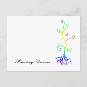 Chakra Plant, Planting Dreams Vykort