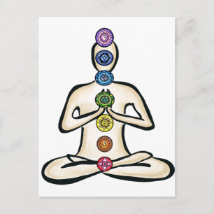 Chakra Powered Vykort