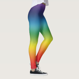 Chakra regnbågedamasker leggings