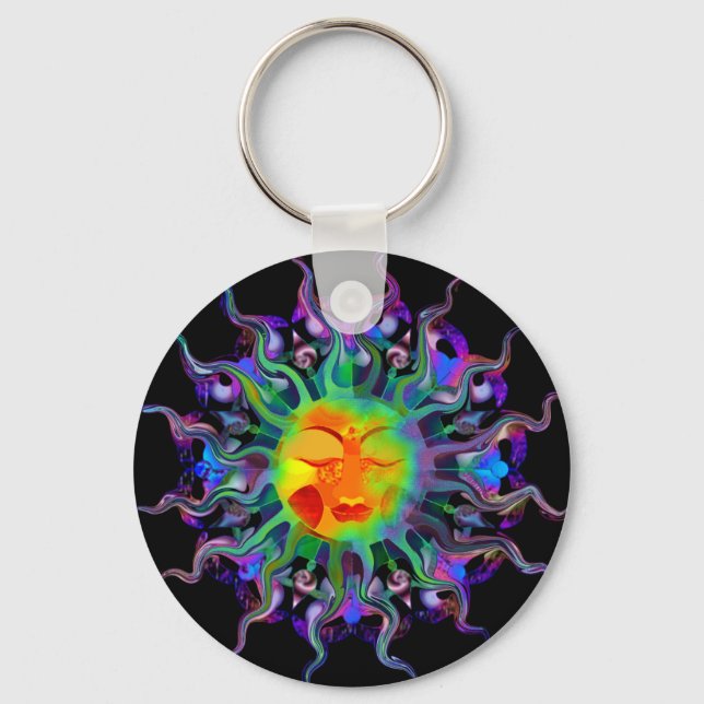 Chakra Sol Keychain Nyckelring (Framsida)