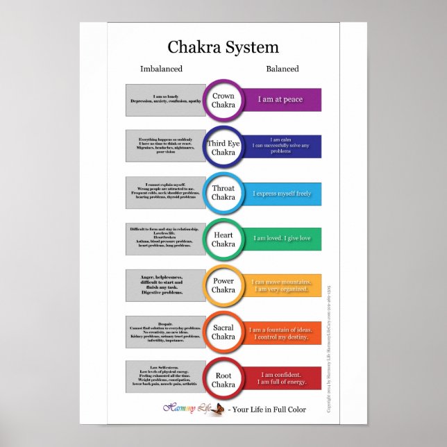 Chakra System Poster (Framsidan)