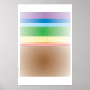 Chakra systemaffisch poster