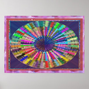 CHAKRA tänder källmeditation Poster