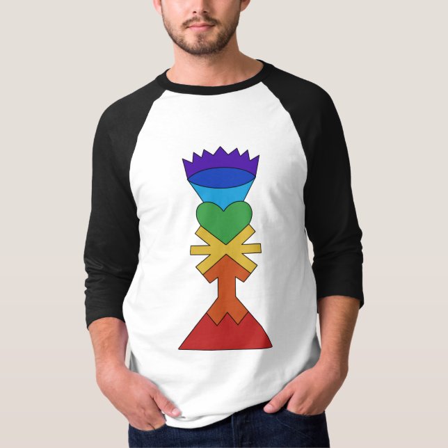 Chakra Torn Raglan Tee (Framsida)