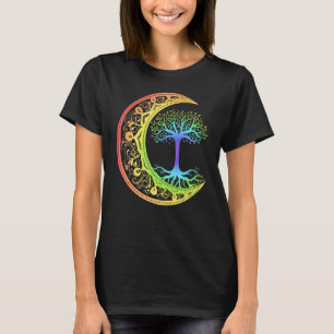 Chakra Träd Des Livets Mandala Zen Yoga Om Symbol T Shirt