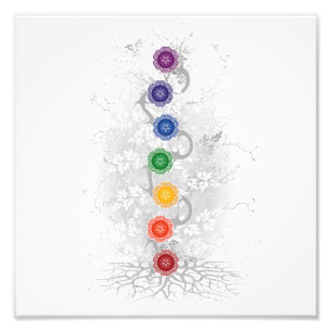 Chakra Träd Poster