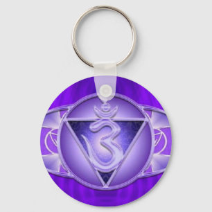 Chakra - tredje öga - Keychain Nyckelring
