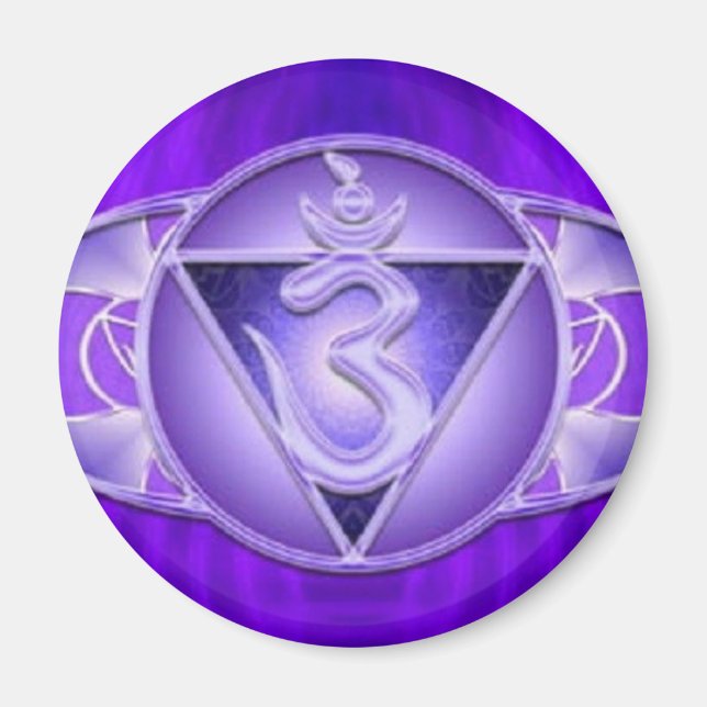Chakra - tredje Öga - Magnet (Framsidan)