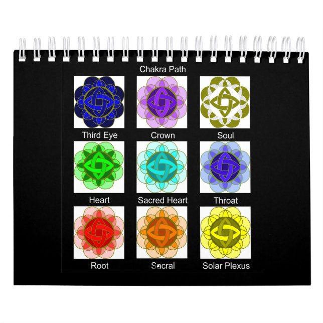 ’Chakra Väg’ Healing Mandalas Kalender (Omslag)