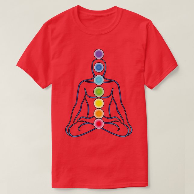 Chakra Yoga 2 T Shirt (Design framsida)