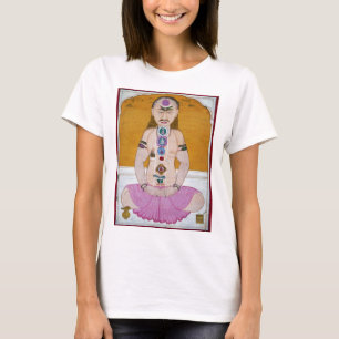 Chakra Yoga Illustration for Meditation T Shirt