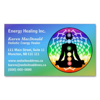 Chakra Yoga Magnetiska Visitkort