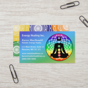 Chakra Yoga Visitkort