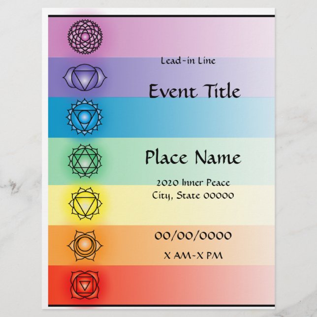 Chakras 8.5 x 11 Event Flyer 2 (Framsidan)