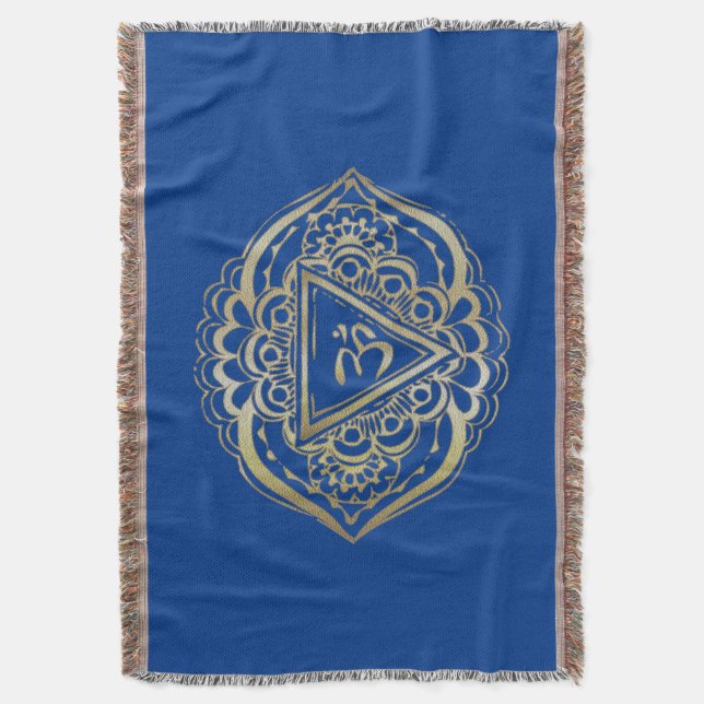 Chakras Ajna - Blanket Filt (Framsidan Vertikal)